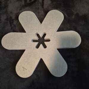 ​Set of 4 Figmint 16" Round Grey Felt Pan Protectors